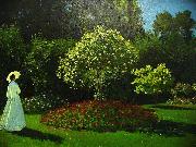 Claude Monet, Lady in the garden